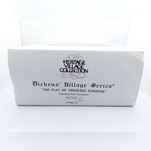 Vtg Department 56 "The Flat of Ebenezer Scrooge" Retired - Picture 6 of 7